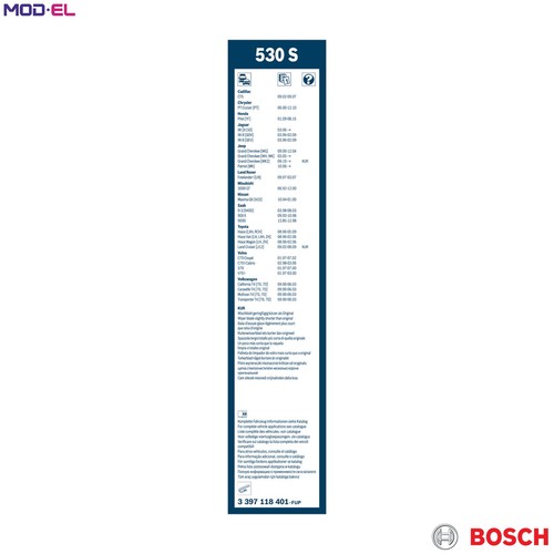 Wiper blade 397 118 - wiper,