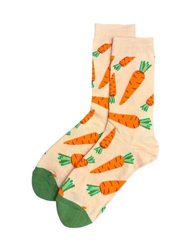 Carrot novelty crew socks - crew,