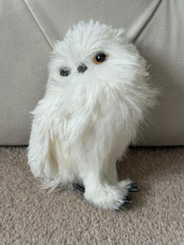 Vintage fluffy white - fluffy, owl
