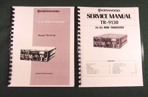 Kenwood 9130 instruction - tr-9130, &