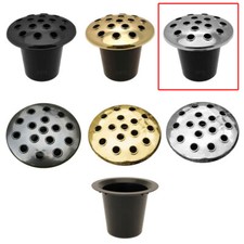 Black Gold Silver Lid Plastic