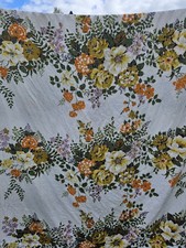 1950s Vintage Floral Curtains