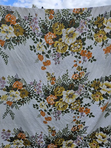 1950s vintage floral - vintage, curtains