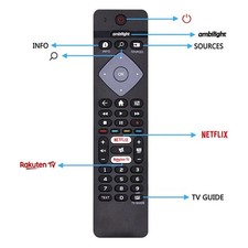 NEW REPLACEMENT REMOTE FOR PHILIPS AMBILIGHT LED LCD SMART TVS 