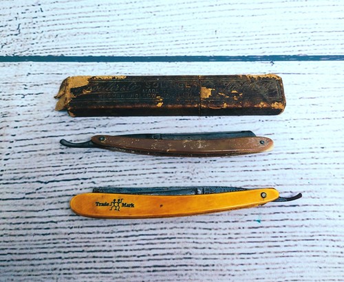 Antique straight razors - antique,
