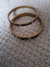 10 Assorted Black Bangles