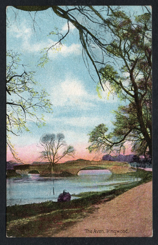 Postcard ibsley ringwood - postcard, nr