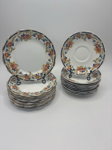 Tea plates 10 saucers - 12,