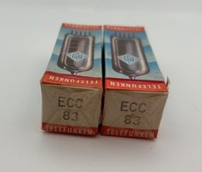 TELEFUNKEN  ECC83 tubes pair