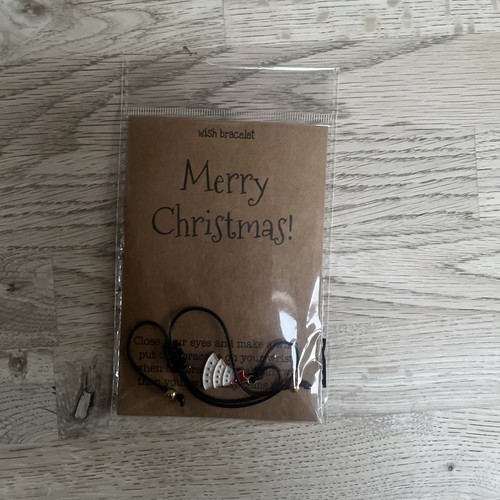 Christmas tree wish bracelet - christmas,