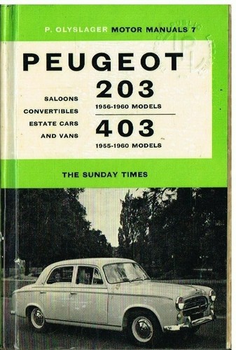 Peugeot 203 403 petrol incl - 203,