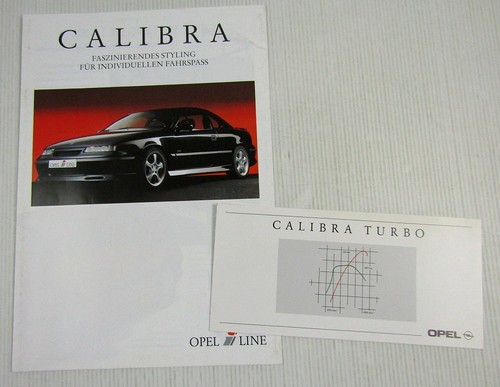 Brochures opel calibra - 2,