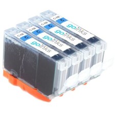 4 Cyan Ink Cartridges for Canon PIXMA iP4500 iP6700D MP530 MP600R MP810 MX850