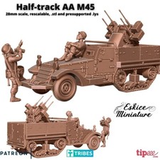 Half-track ANTI AIRCRAFT M45-