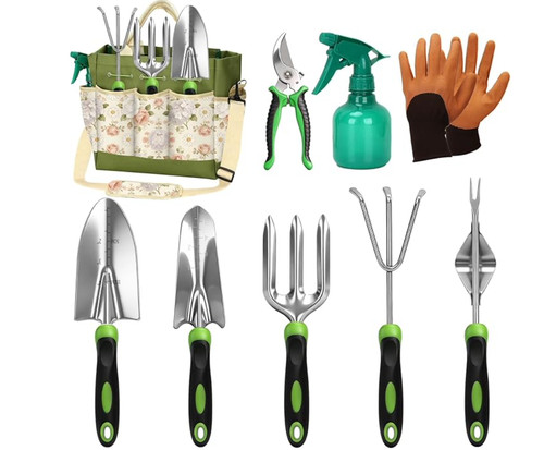 Garden tool set with - tool, floral
