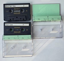 TWO x Maxell XLII-S 60 Minute  Type II High Bias Cassette Tapes 