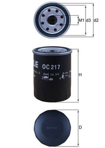 Oil filter fits geo tracker - filter,