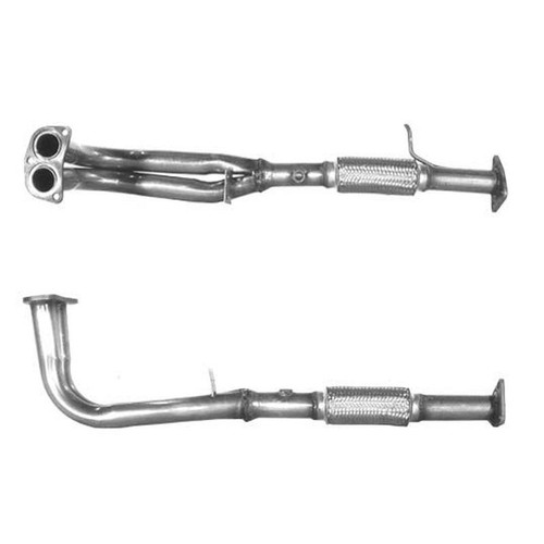 Front exhaust pipe and - front,