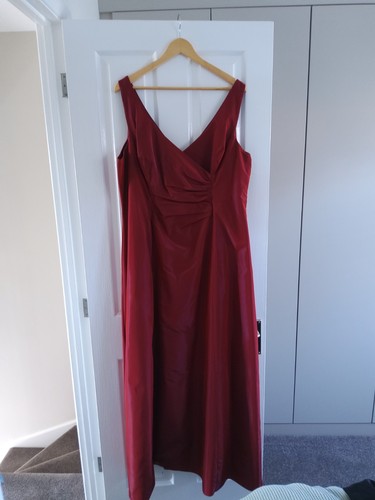 Ladies red dress - red, with