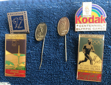 Olympic badges x 6 Tokio 1964