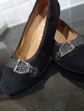 Gabor- Smart Black Suede shoes