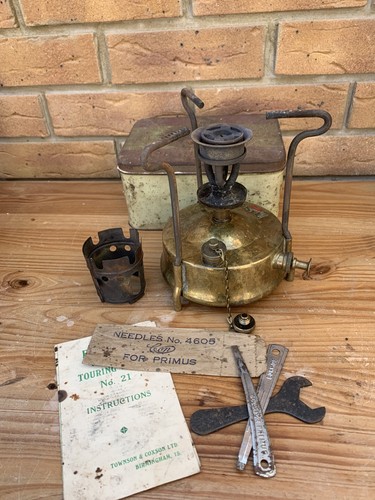 Vintage burmos brass camping - vintage,