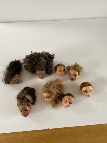 Bratz doll heads - bundle, x8