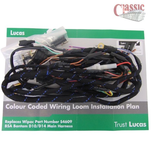 Wiring loom cloth - bound, bsa