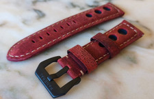 Red  Reconstituted Leather