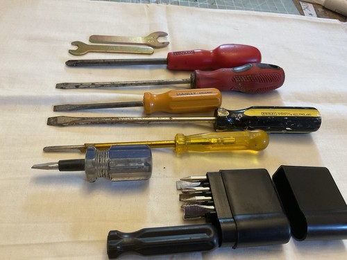 Screw driver spanner job lot - driver,