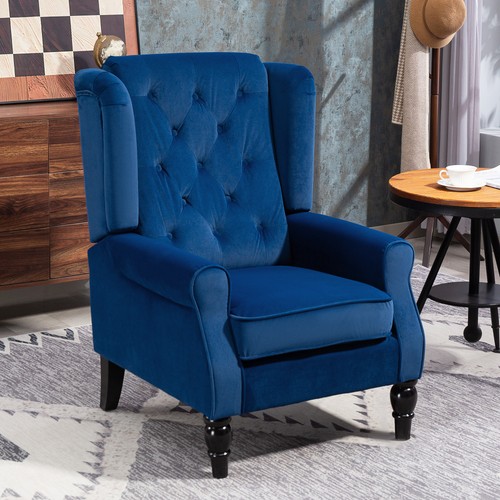 Wingback accent chair - wingback, retro