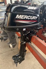 6HP MERCURY F6M Short Shaft 4-Stroke Tiller Control Outboard Integral Tank 26Kg