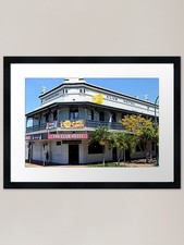 Club Hotel - Bundaberg Framed
