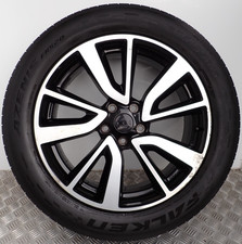 NISSAN X-TRAIL QASHQAI 19" BLACK ALLOY WHEEL FALKEN TYRE 225/55R19 4CB3AMB95 (5)