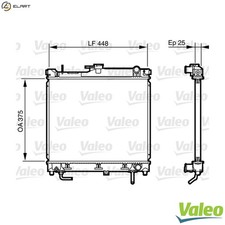 RADIATOR ENGINE COOLING 735578
