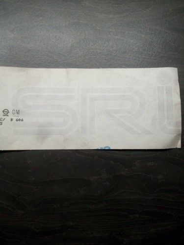 Genuine vauxhall sri decal - genuine,