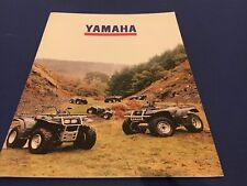 Yamaha  Quads YFB250 FW YFU 1 YFM350ER FW YFM 400 FW Sales Brochure classic bike