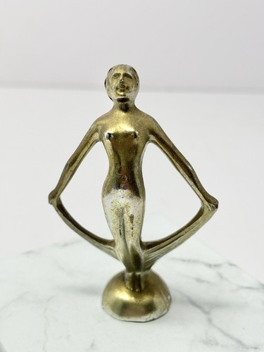 Art deco metal - art, naked