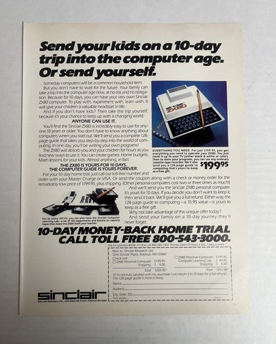 1981 sinclair zx80 send - 1981, ad