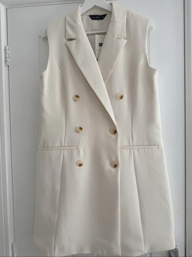 Cream sleeveless double - f&f,