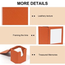 Compact Square Box Photo Frames for Travel Souvenirs Photo Cards