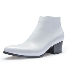 Pointed Toe Mens Block Heel