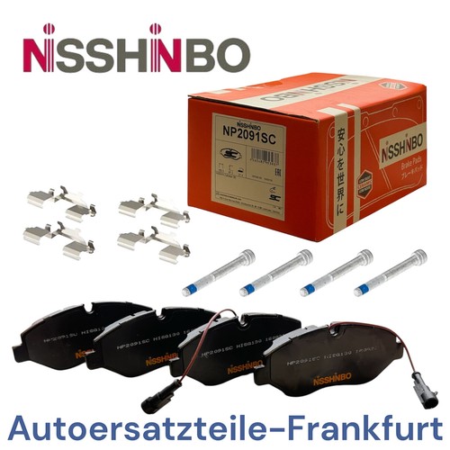 Nisshinbo front brake pads - front,