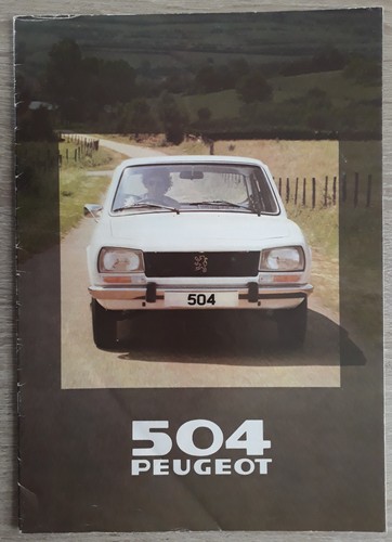 Peugeot 504 range brochure - 504,