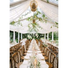 CHIFFON FABRIC DRAPING 25M