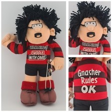 Dennis The Menace Soft Plush Toy "WARNING Cuddle With Care Dakin
