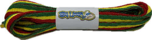 Flat rasta shoe laces long - shoe,