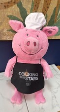 M&S Percy Pig Chef Limited Edition 2021 Soft Toy Plush Cooking with the Stars