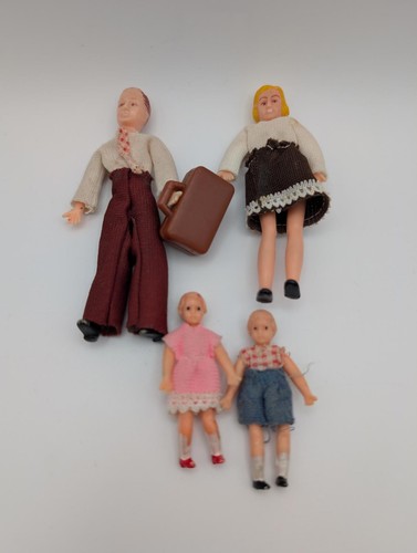Vintage family dolls set with - vintage,