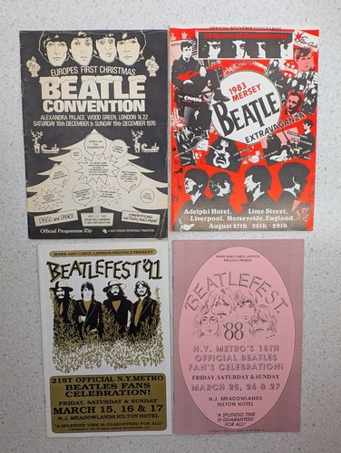 Beatles convention programmes - beatles,